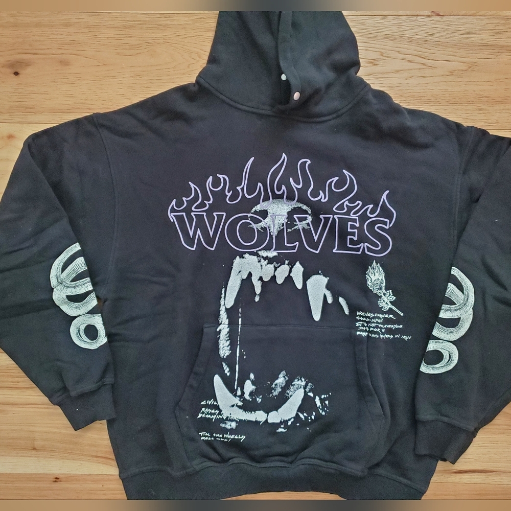 Darc Sport Black Wolves Graphic Sweater